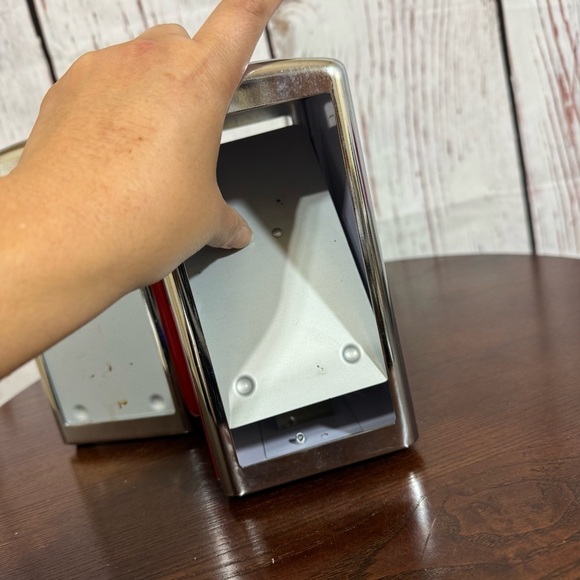 Coca Cola Licensed collectible napkin dispenser Vintage 80s 90s 2 piece set GUC - Picture 5 of 15